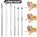 Kit profesional x6 limpia oídos + Envío gratis