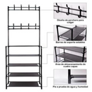 ORGANIZADOR DE ZAPATOS 4 NIVELES Y PERCHERO + ENVÍO GRATIS