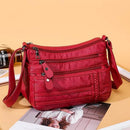 Bolsa Transversal Feminina Modelo Miss Elegant Vermelho