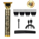 Máquina de Cortar Cabelo e Barba Elétrica e Portátil USB - Titanium Premium