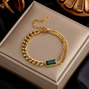 Pulseira Dourada Moda Elegância