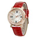 Relógio Feminino de Couro Luxo Elegante