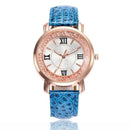 Relógio Feminino de Couro Luxo Elegante