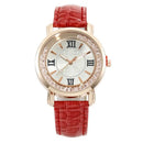 Relógio Feminino de Couro Luxo Elegante